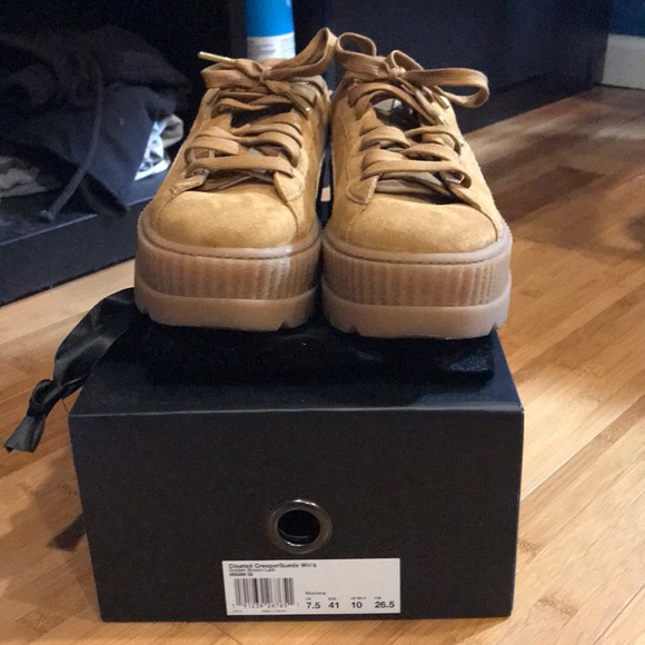 puma fenty cleated creeper suede